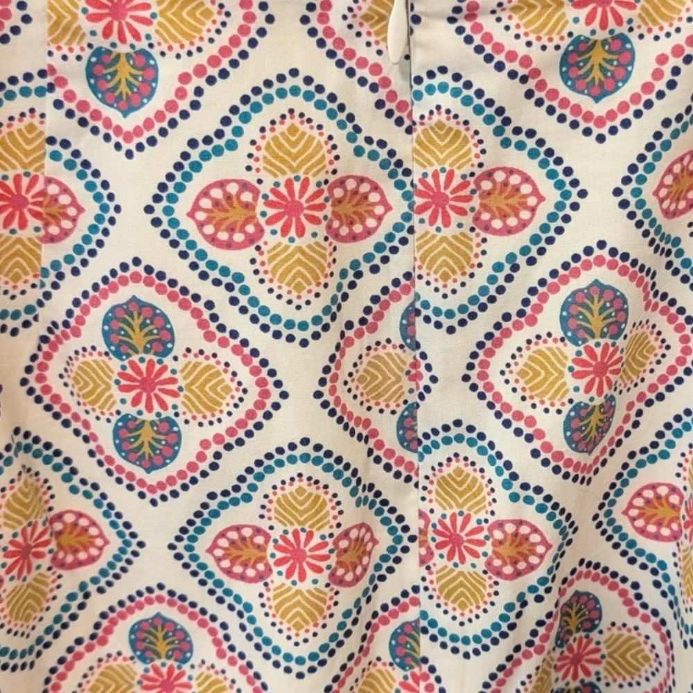BODEN A-LINE PENCIL SKIRT IN BOHO GEOMETRIC PATTERN-sz 4 - Picture 8 of 8
